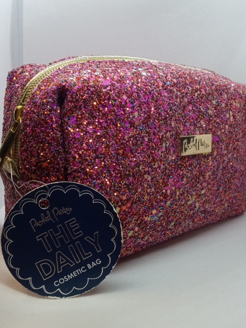 RACHEL PARTY GLITTER COSMETIC BAG